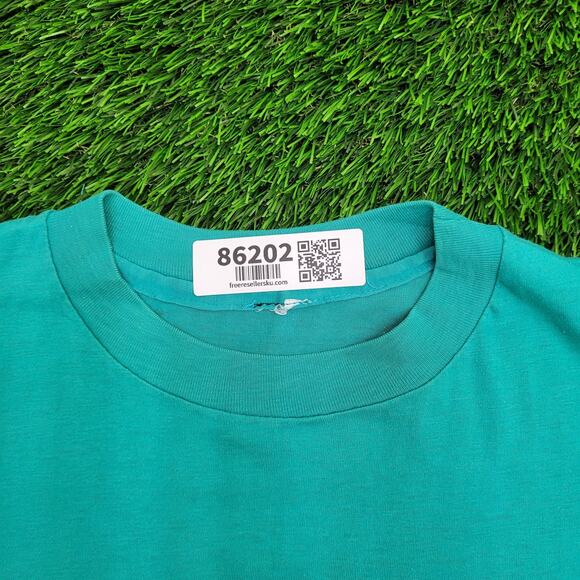 Vintage 1989 Funny Trio Big-Nose Duck Shirt L/XL 26x26 Crop - Picture 6 of 13